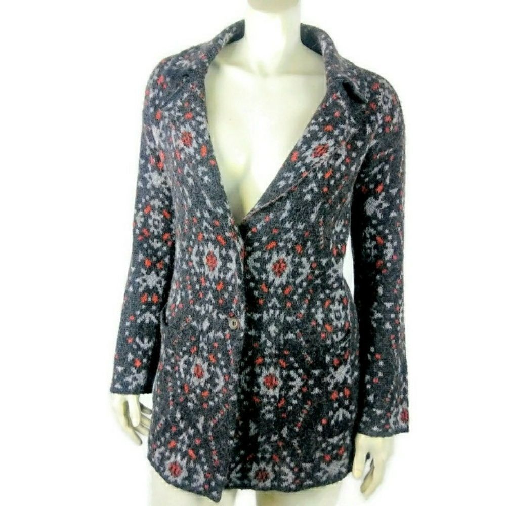FREE PEOPLE Small Petite‎ Winter 2 Button Cardigan